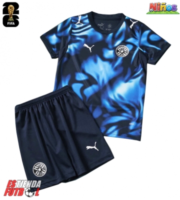 Paraguay Segunda Equipación Niños Mundial 2026 Manga Corta (+ Pantalones cortos)